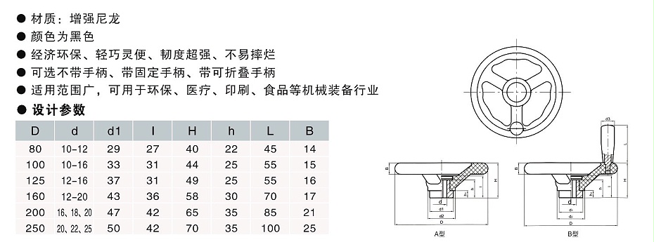 高拓普机械大量有现货塑钢手轮